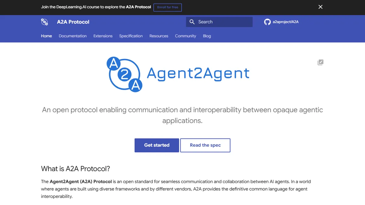 A2A Protocol preview image