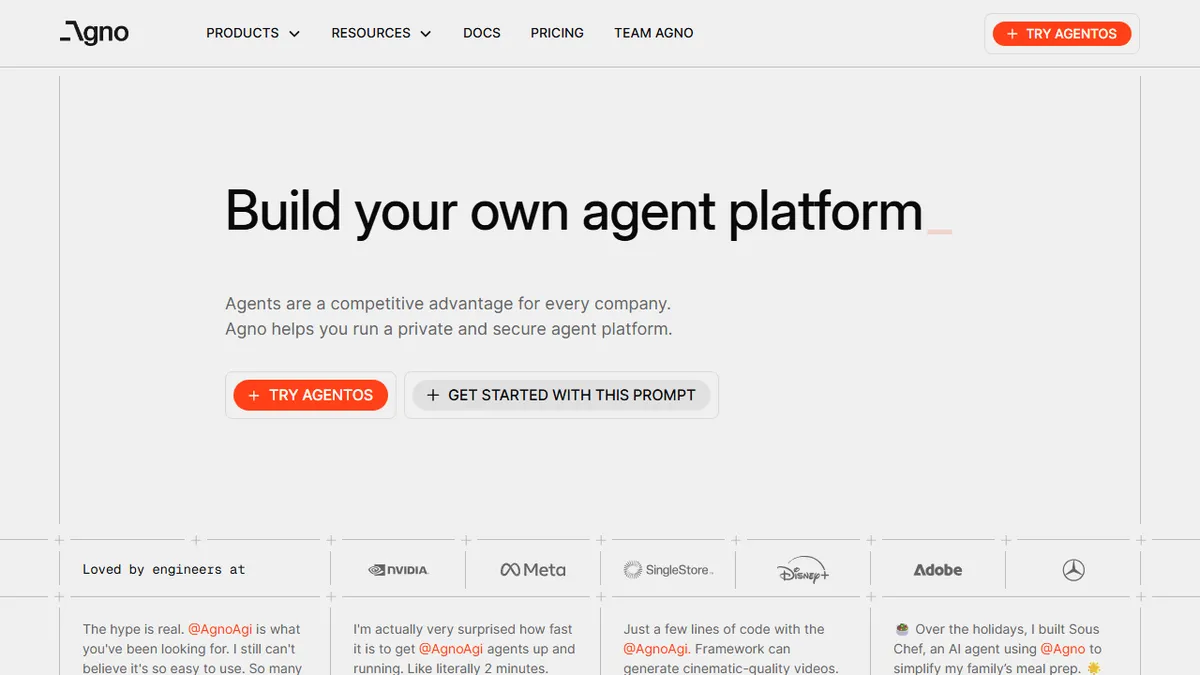 Agno (formerly Phidata) preview image