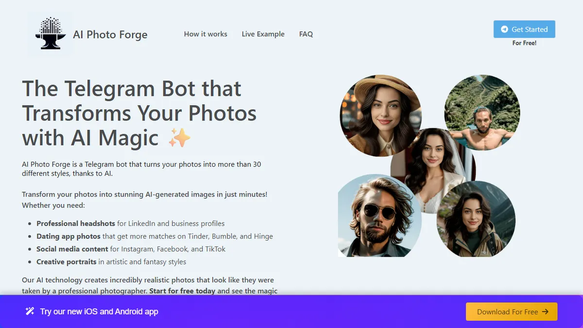 AI Photo Forge preview image