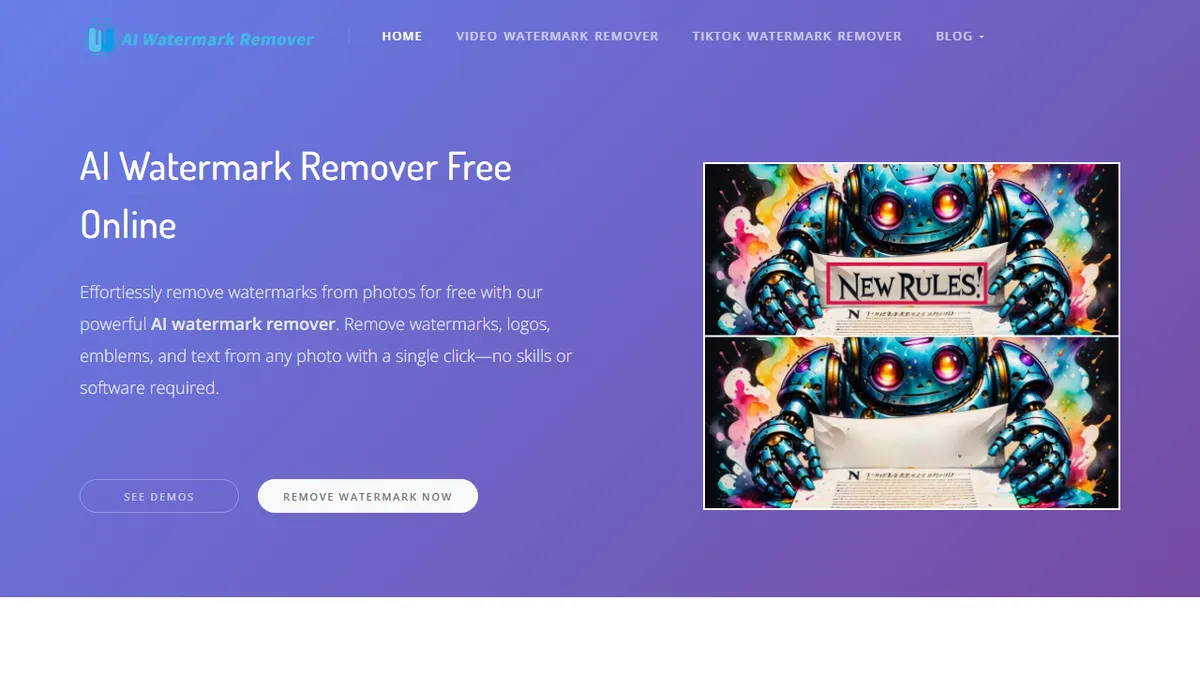 AI Watermark Remover preview image