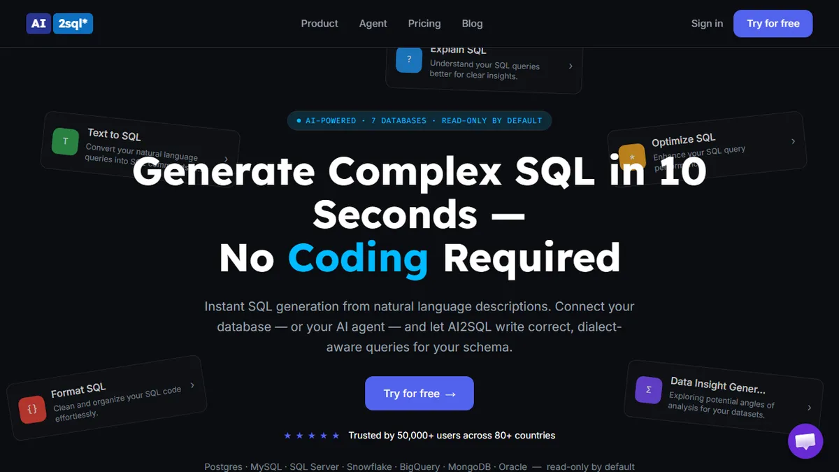 AI2sql preview image