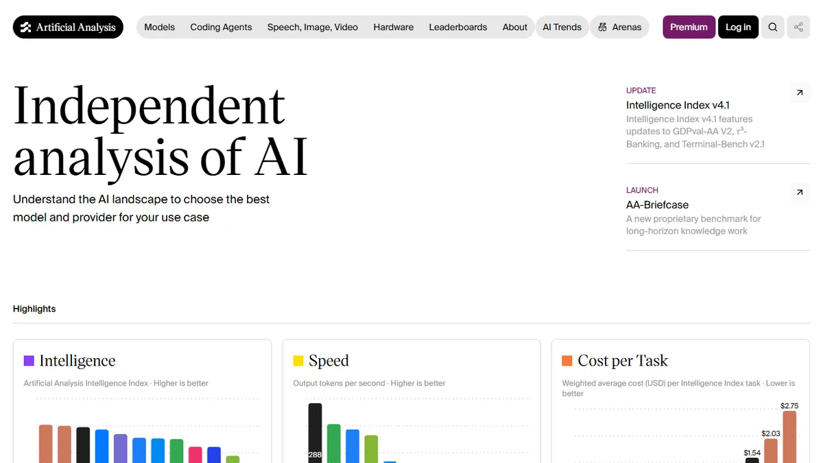 Artificial Analysis preview image