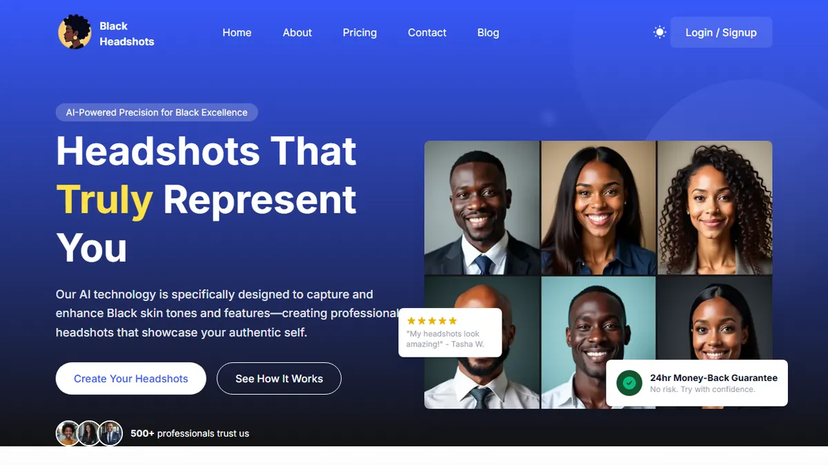 Black Headshots AI preview image