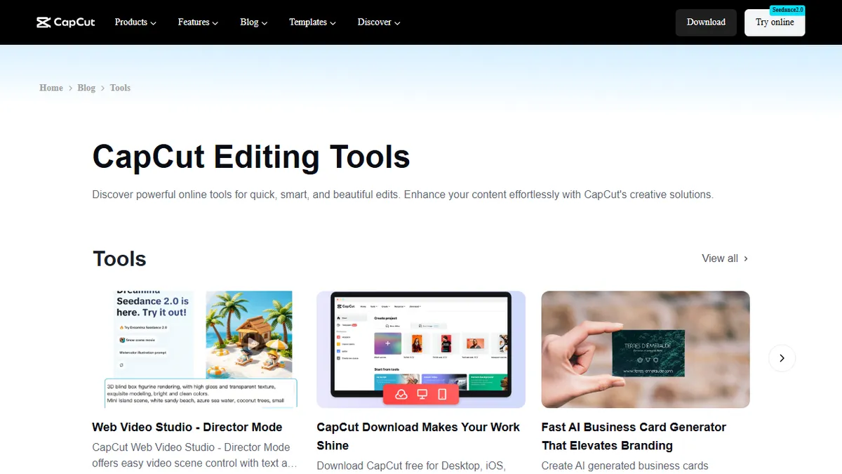 CapCut AI preview image