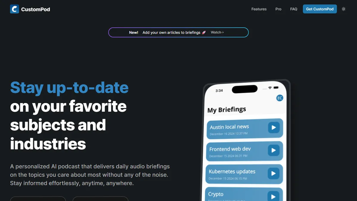 CustomPod preview image