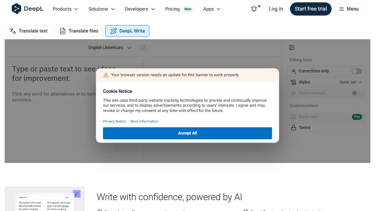 DeepL Write preview image