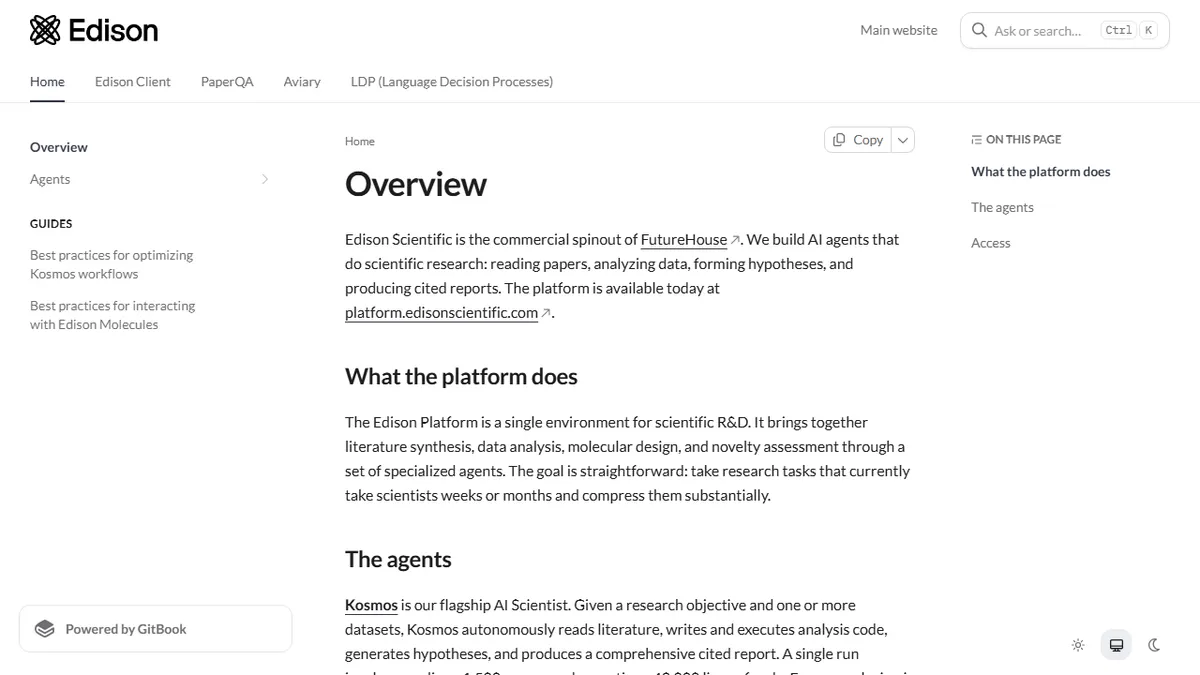 FutureHouse Platform preview image