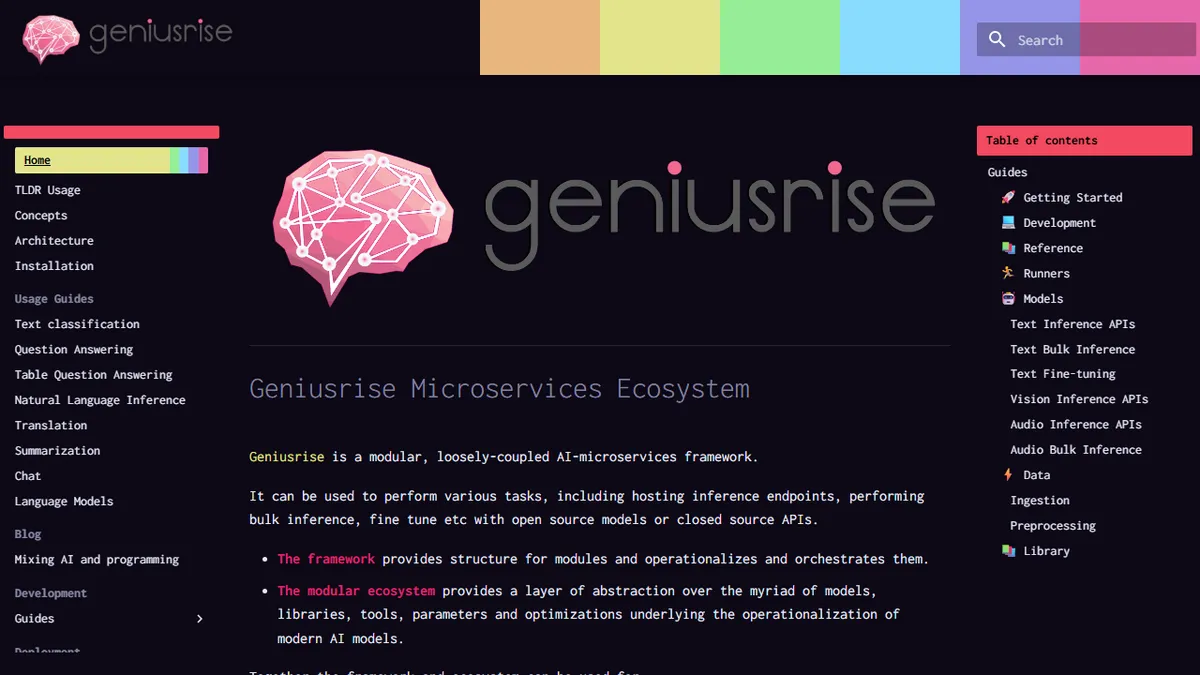 Geniusrise preview image