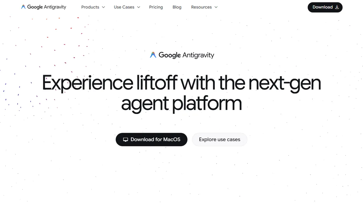 Google Antigravity preview image