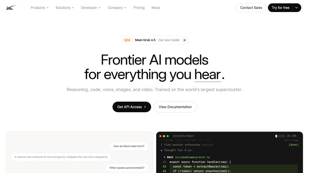 Grok preview image