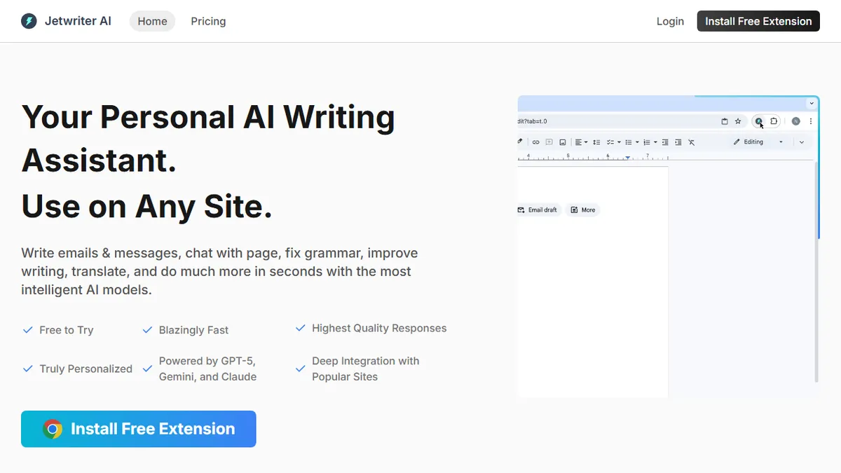 Jetwriter AI preview image