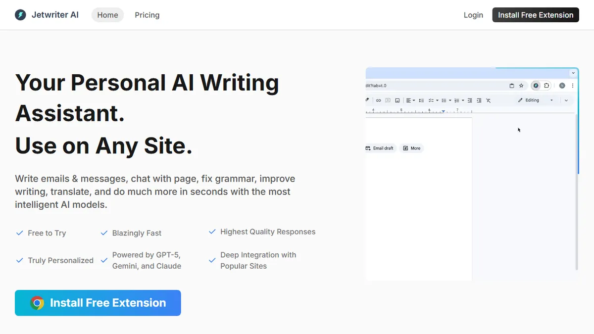 Jetwriter AI preview image