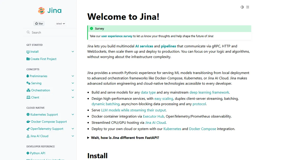 Jina Serve preview image