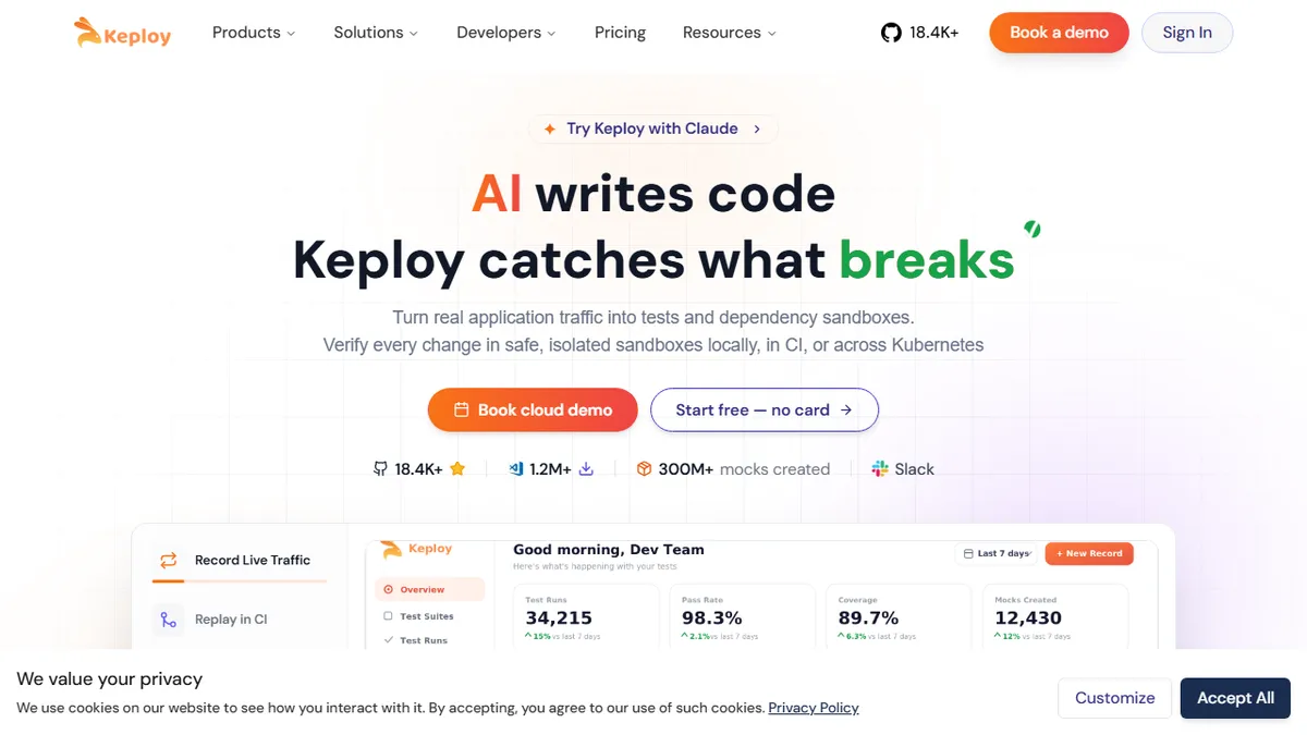 Keploy preview image