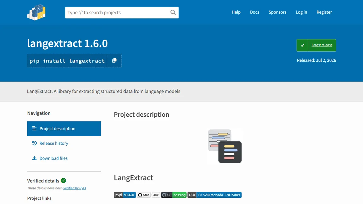 LangExtract preview image