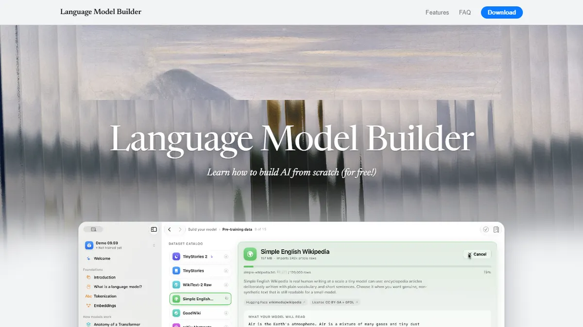 Language Model Builder preview image
