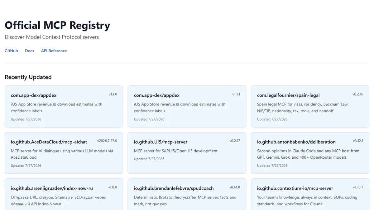 MCP Registry preview image