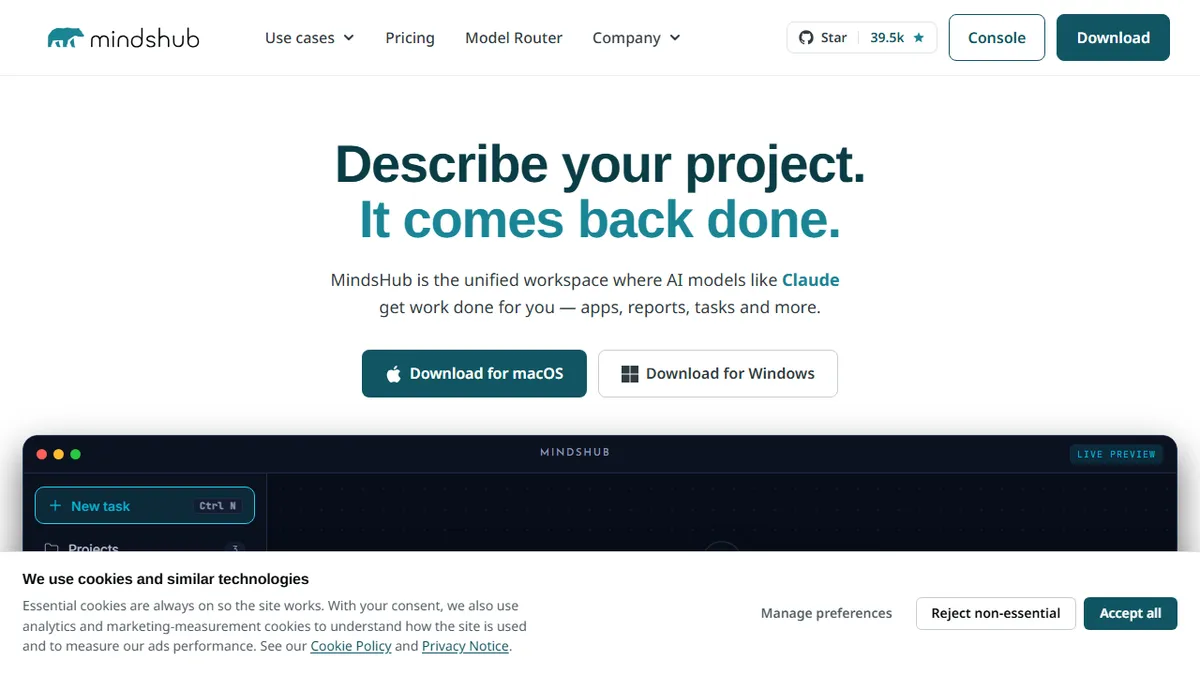 MindsHub Cowork preview image