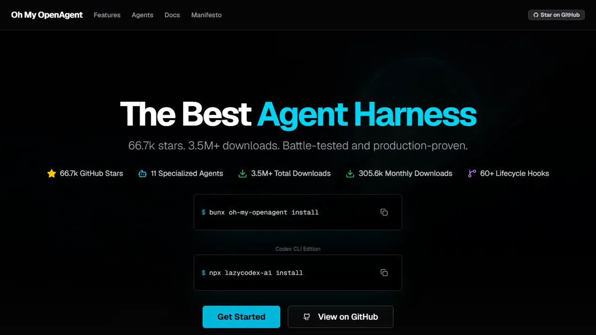 Oh My OpenAgent preview image