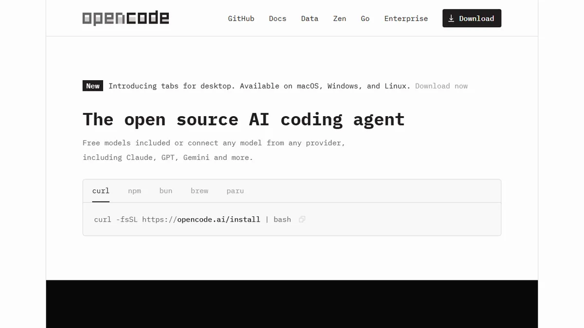 OpenCode preview image