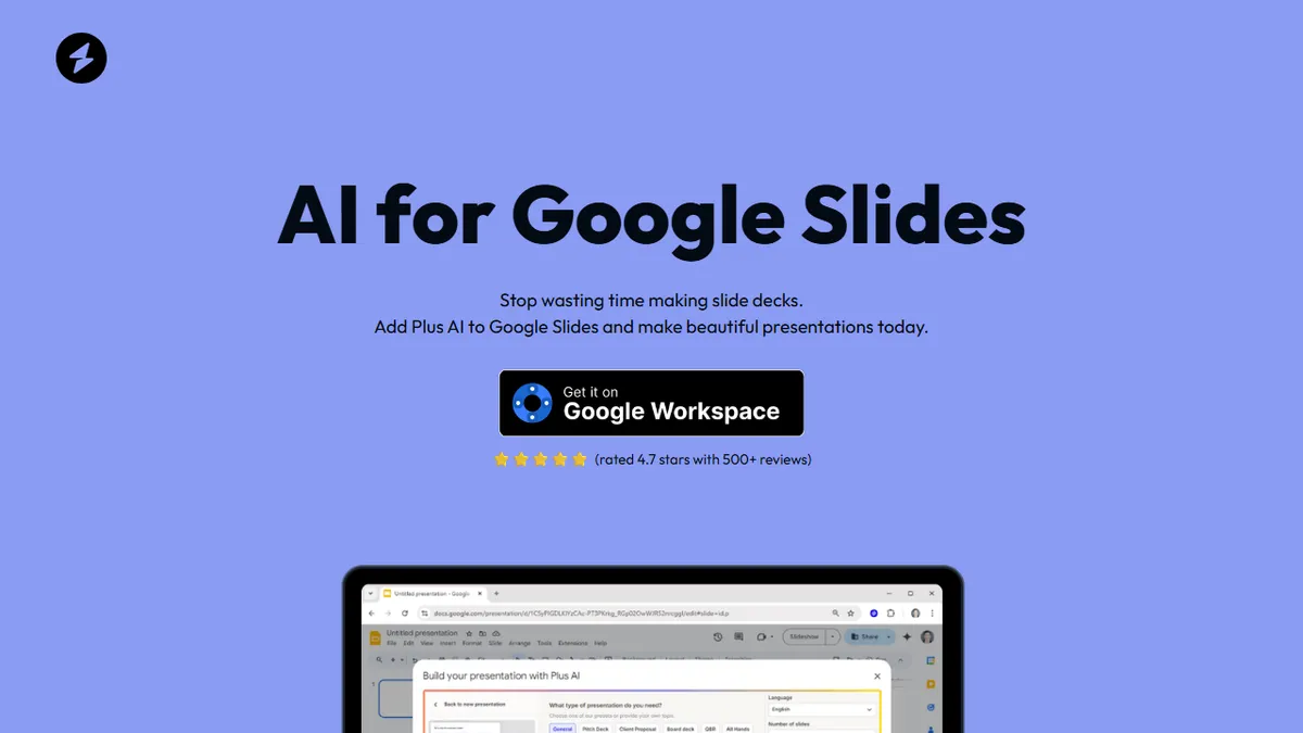 Plus AI for Google Slides preview image