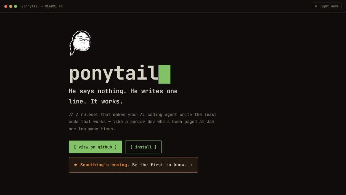Ponytail preview image