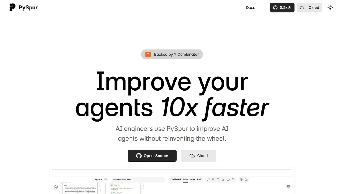 PySpur preview image