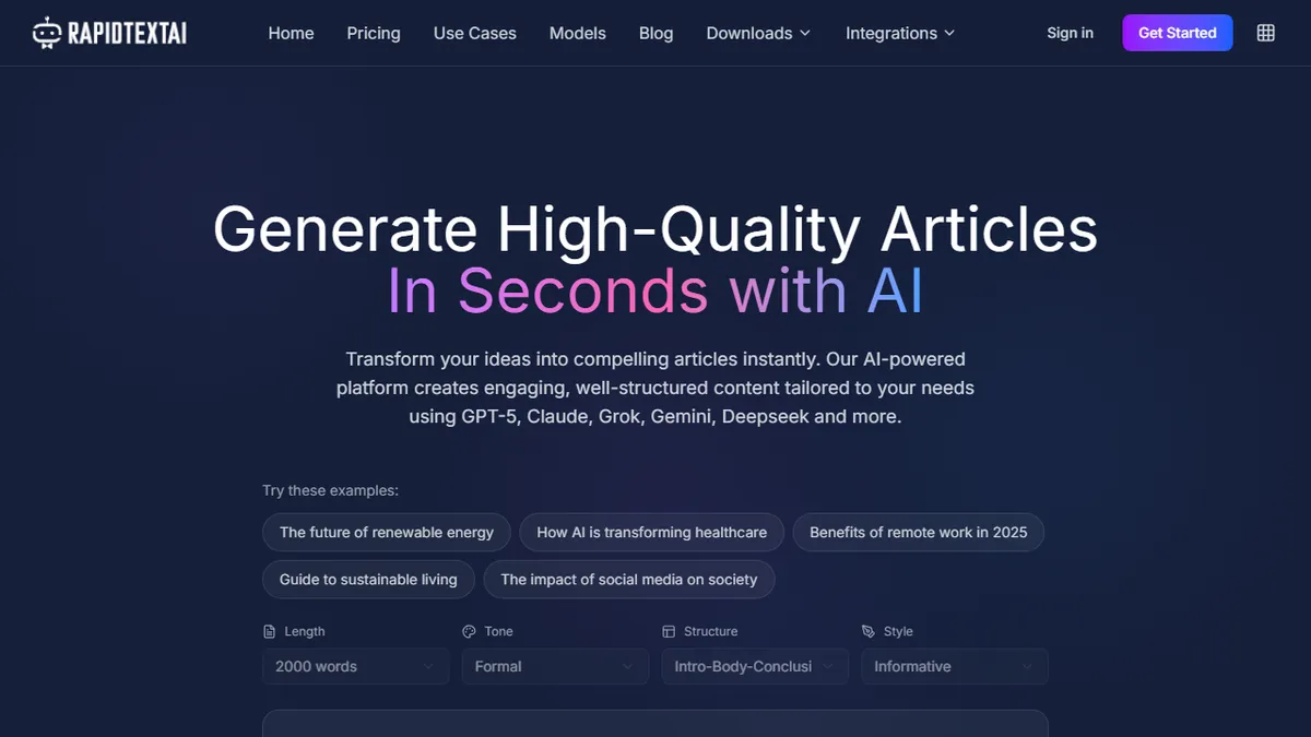 RapidTextAI preview image