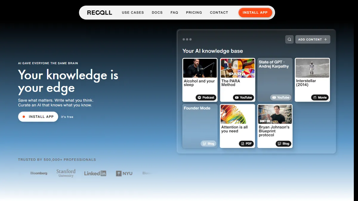 Recall preview image