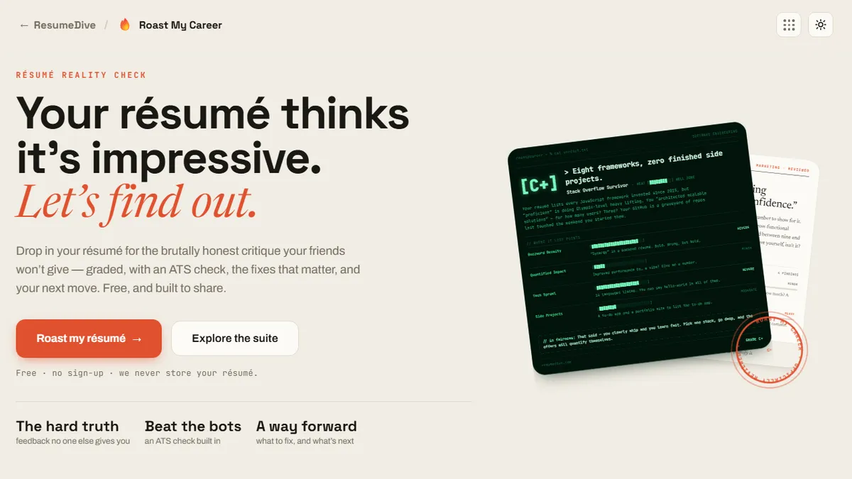 ResumeDive preview image