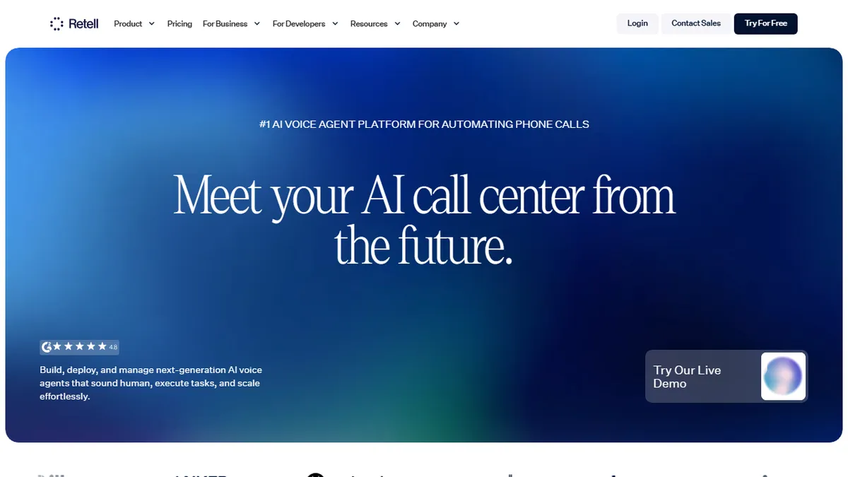 Retell AI preview image