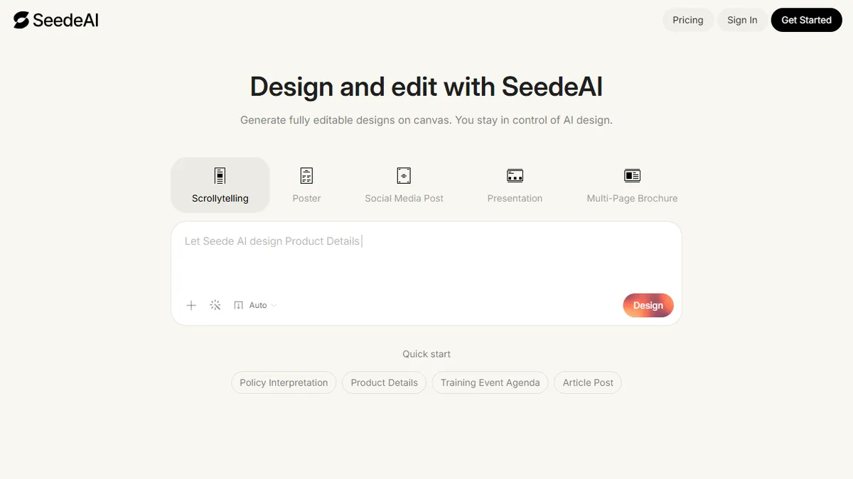 Seede AI preview image
