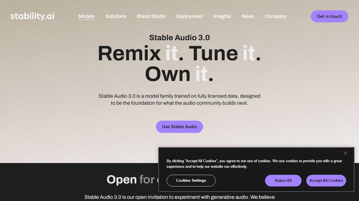 Stable Audio preview image