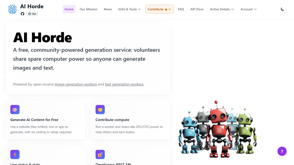 AI Horde (Stable Horde) preview image