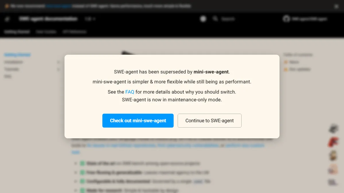 SWE-agent preview image