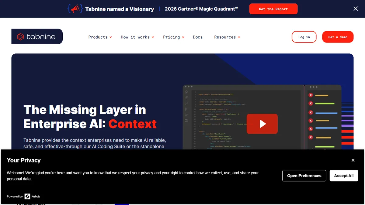 Tabnine preview image