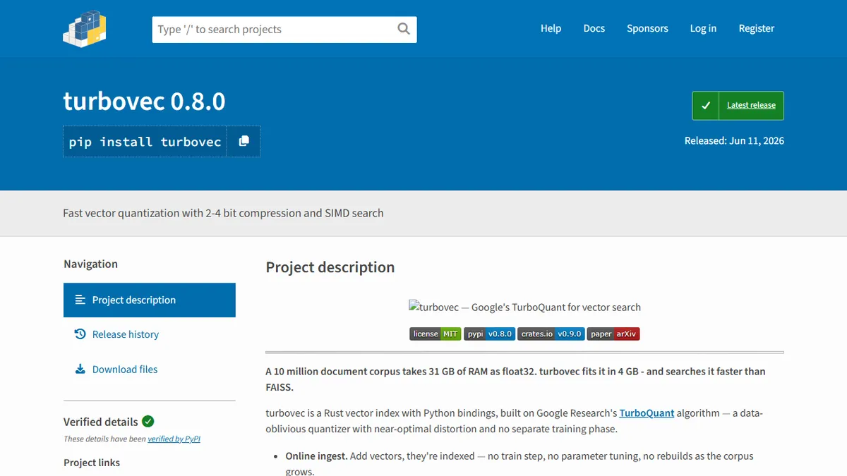 TurboVec preview image