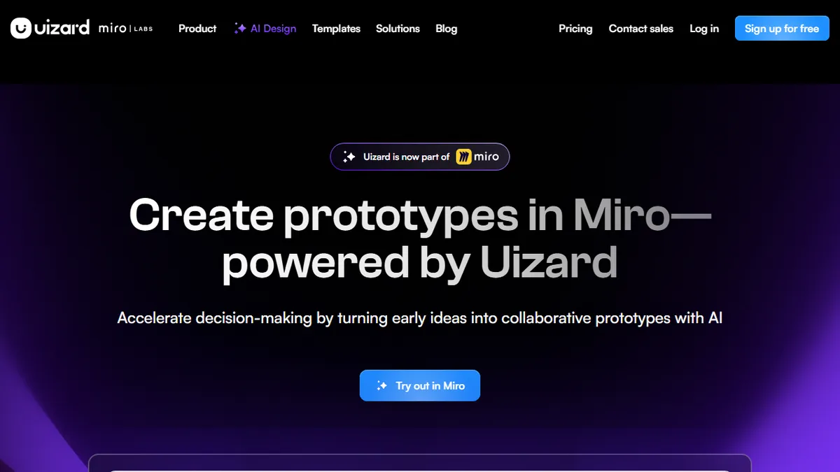 Uizard preview image