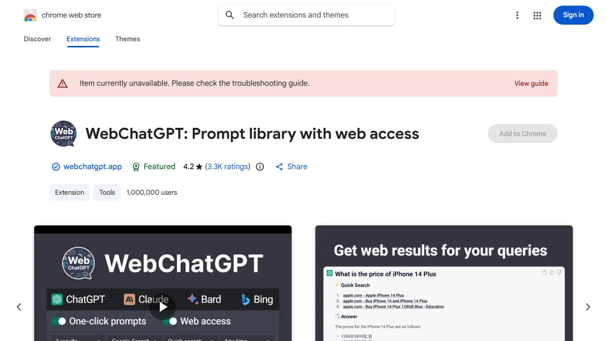 WebChatGPT preview image