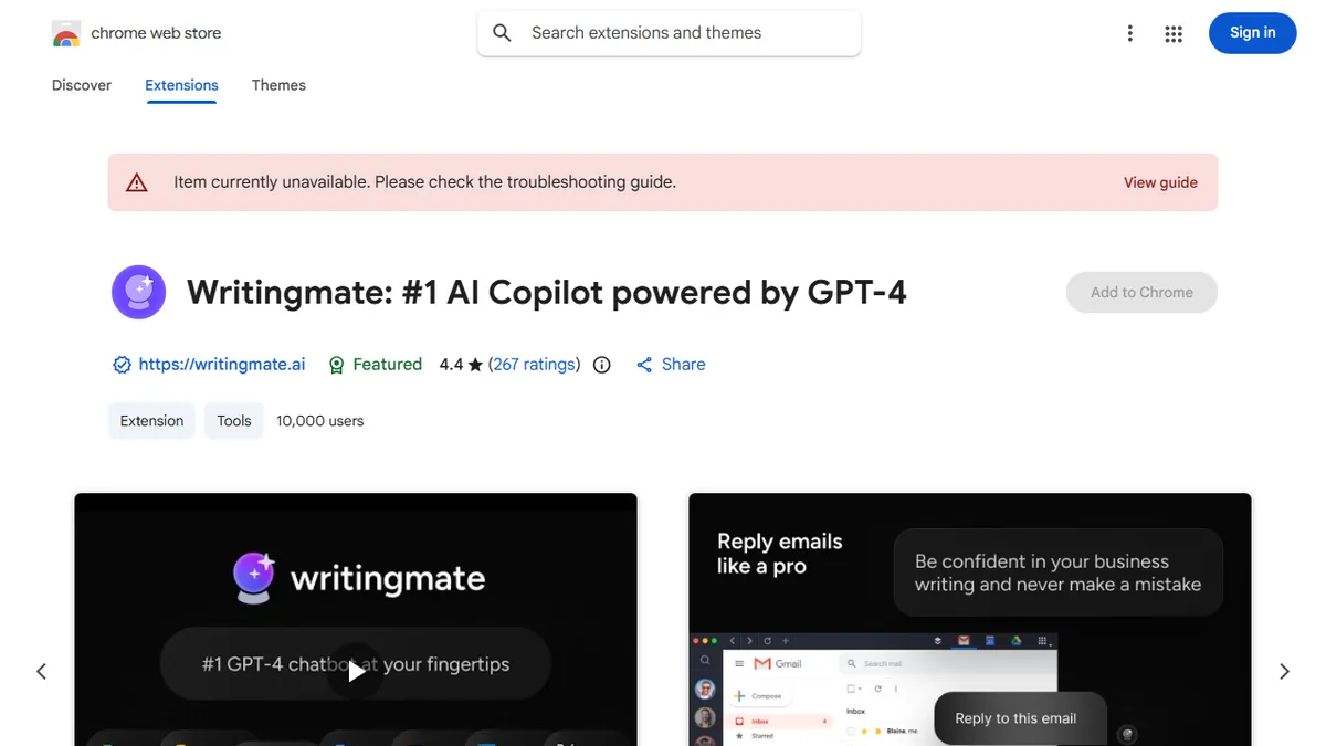WritingMate.ai preview image